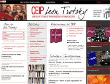 Tablet Screenshot of ceipleontrotsky.org